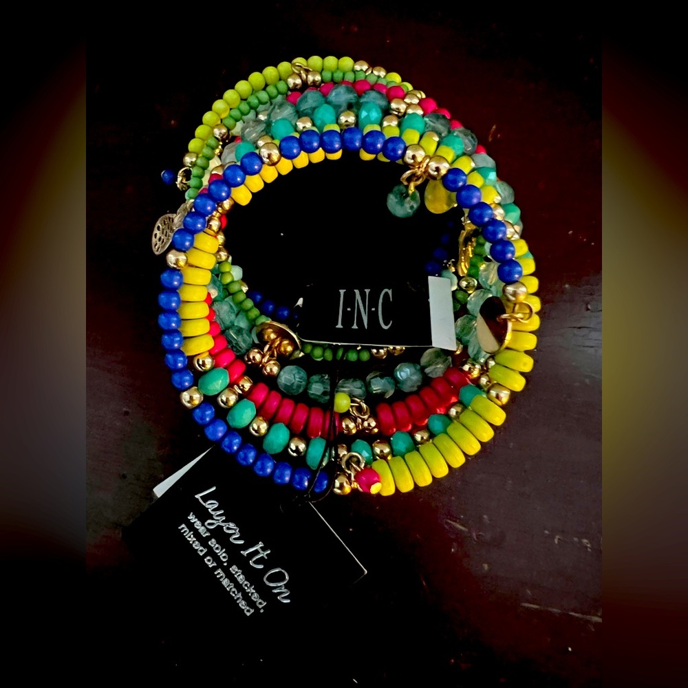NWT- INC.  Layer It On Stacked Bracelet